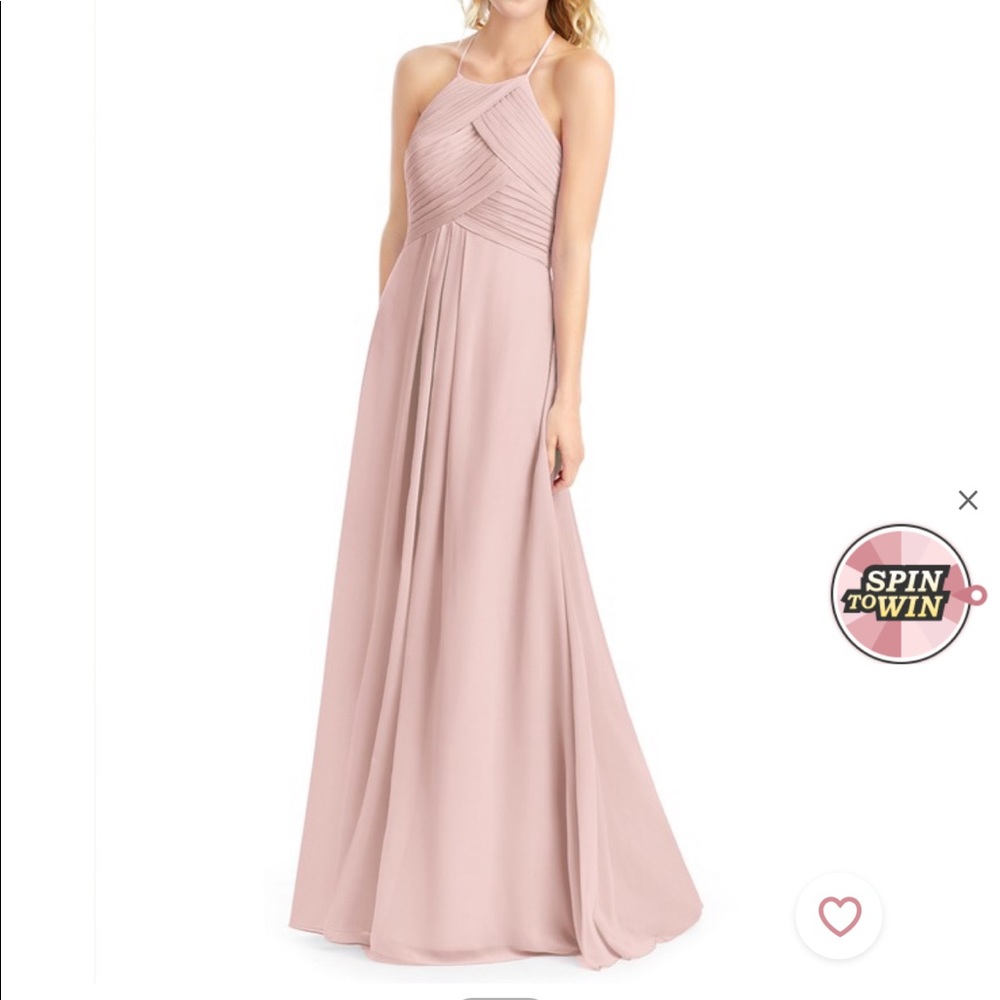 Azazie dusty rose size 6 bridesmaid gown NWT